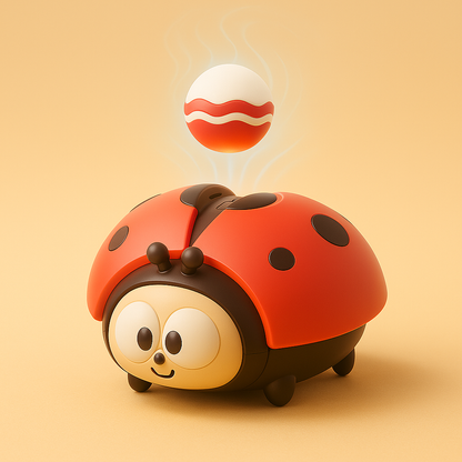 Baby Spielzeug Marienkäfer mit Schwebeball