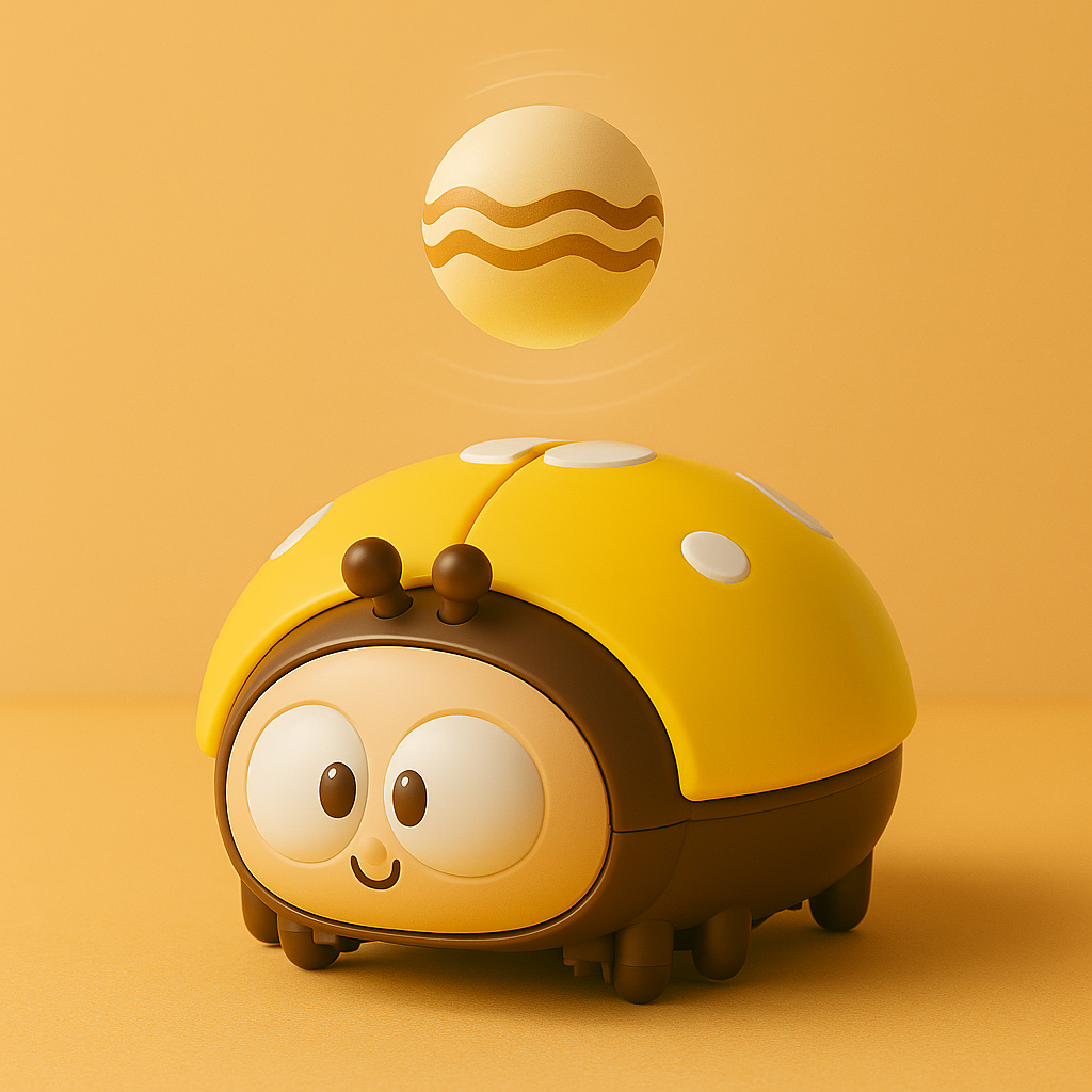 Baby Spielzeug Marienkäfer mit Schwebeball