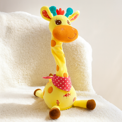 Plush Toy Interactive Giraffe Musical Talking Soft Animal