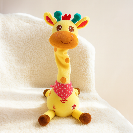 Plush Toy Interactive Giraffe Musical Talking Soft Animal