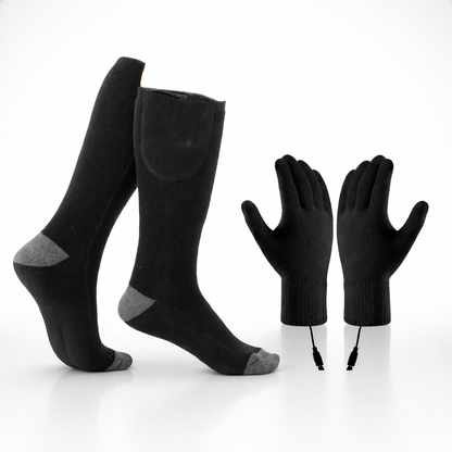 Chaussettes Chauffantes Électriques Unisexes Thermiques Hiver Chaleur
