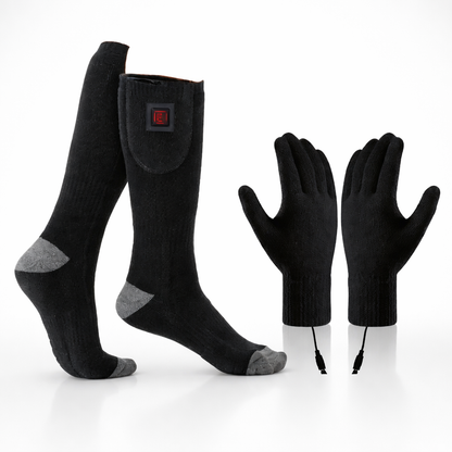 Chaussettes Chauffantes Électriques Unisexes Thermiques Hiver Chaleur