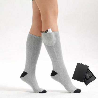 Chaussettes Chauffantes Électriques Unisexes Thermiques Hiver Chaleur