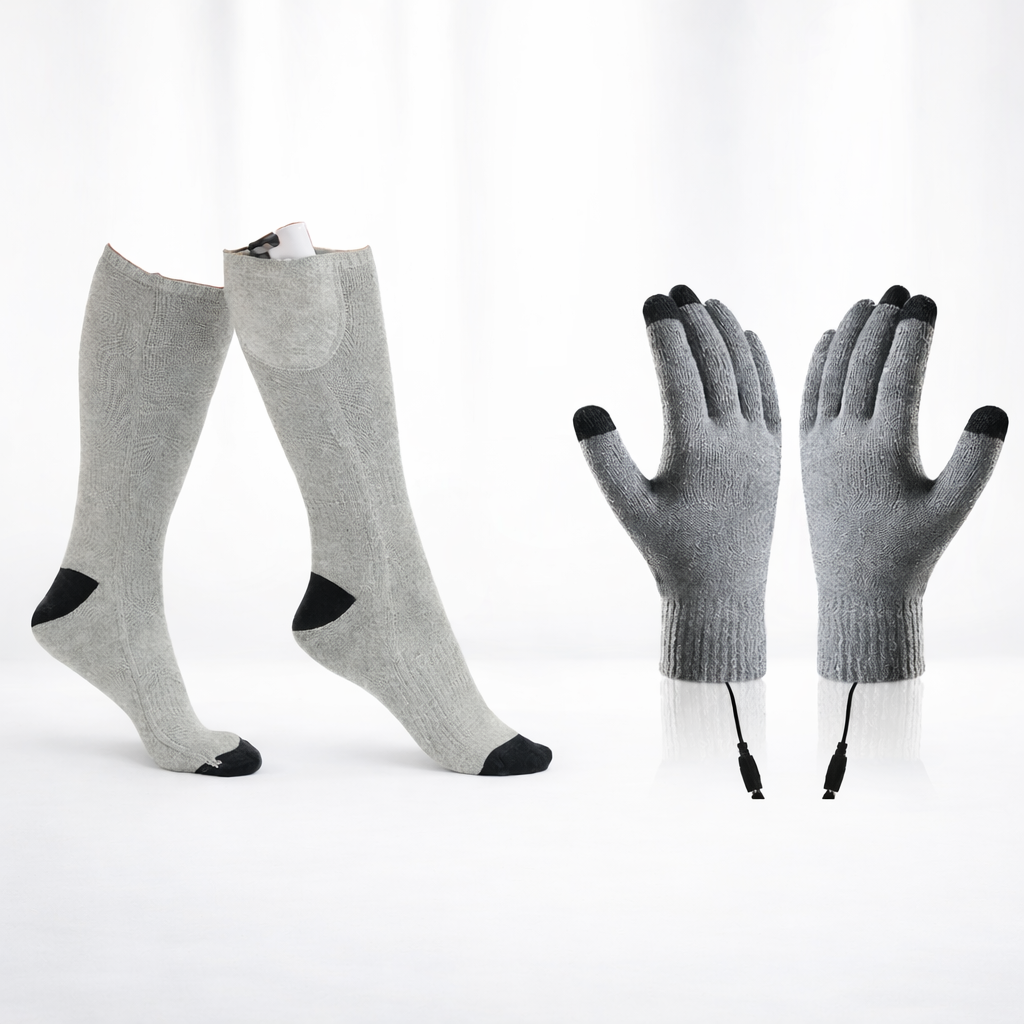 Chaussettes Chauffantes Électriques Unisexes Thermiques Hiver Chaleur