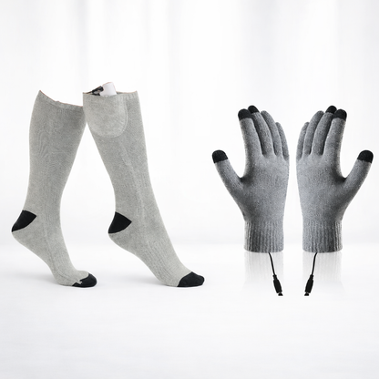 Chaussettes Chauffantes Électriques Unisexes Thermiques Hiver Chaleur