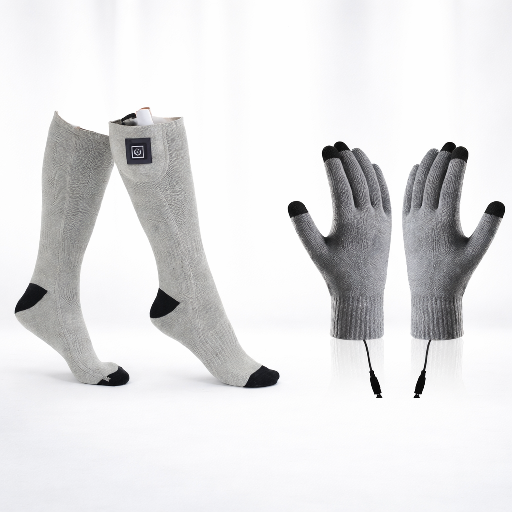 Chaussettes Chauffantes Électriques Unisexes Thermiques Hiver Chaleur