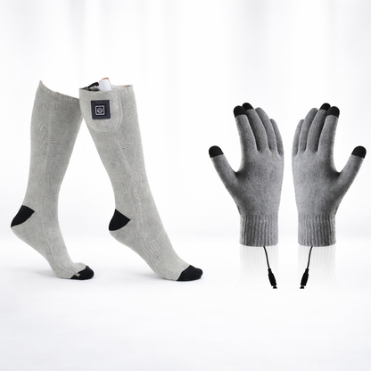 Chaussettes Chauffantes Électriques Unisexes Thermiques Hiver Chaleur