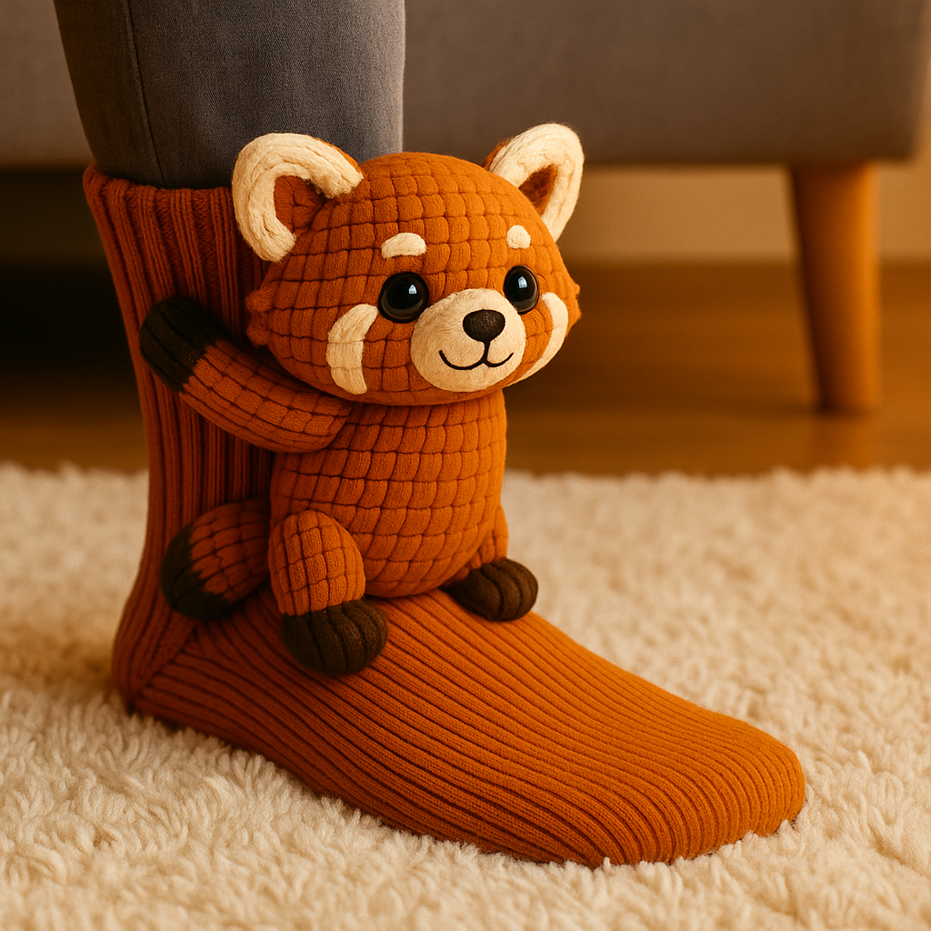 Kuschelsocken Winter Rutschfeste Hausstrümpfe Plüsch Unisex