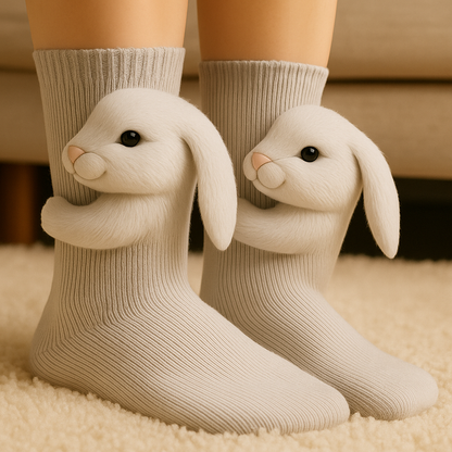 Kuschelsocken Winter Rutschfeste Hausstrümpfe Plüsch Unisex