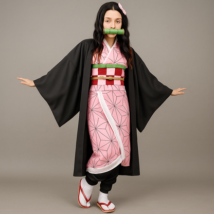 Costume cosplay kimono Halloween adulte