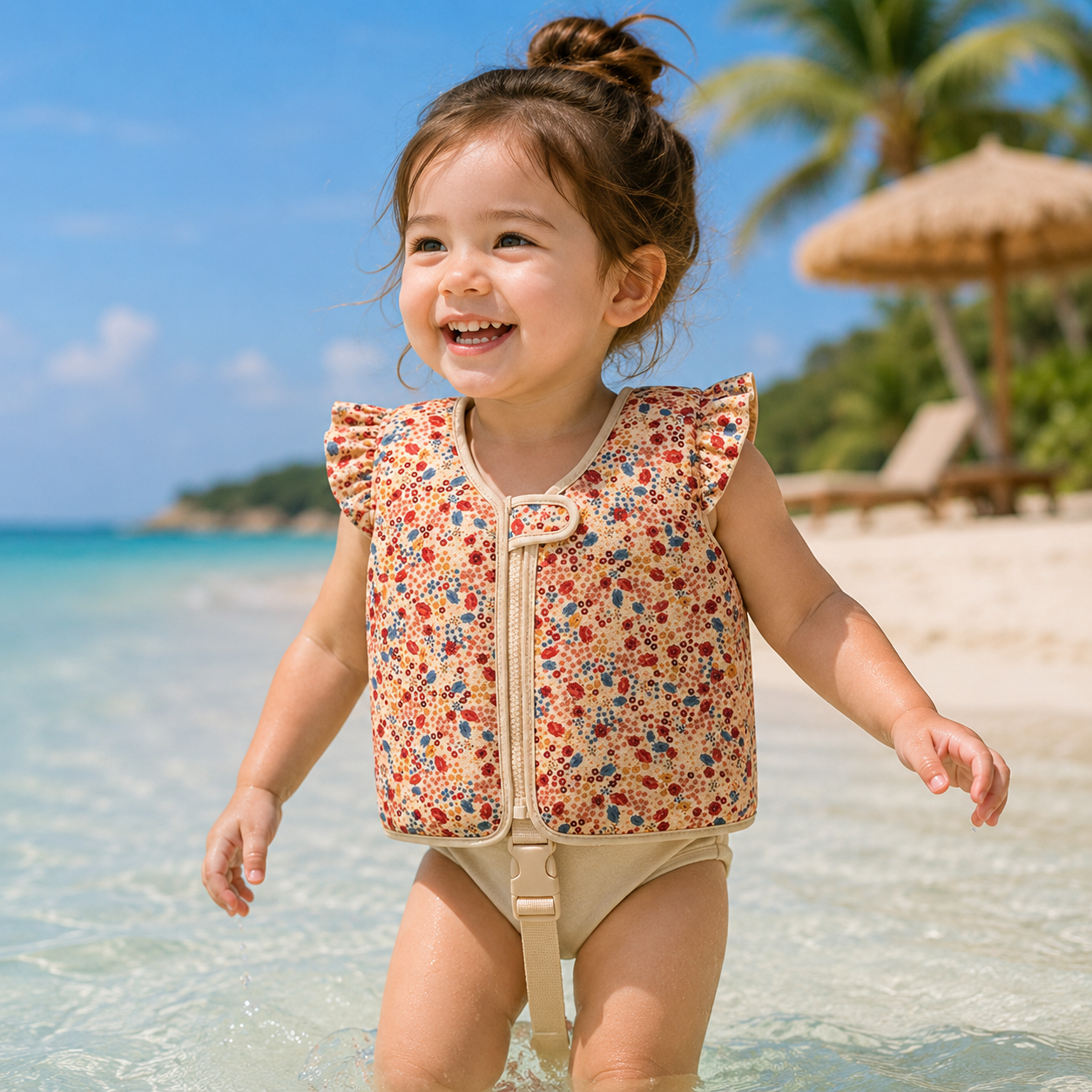Children's Swim Vest Swimming Aid Adjustable Water Vest