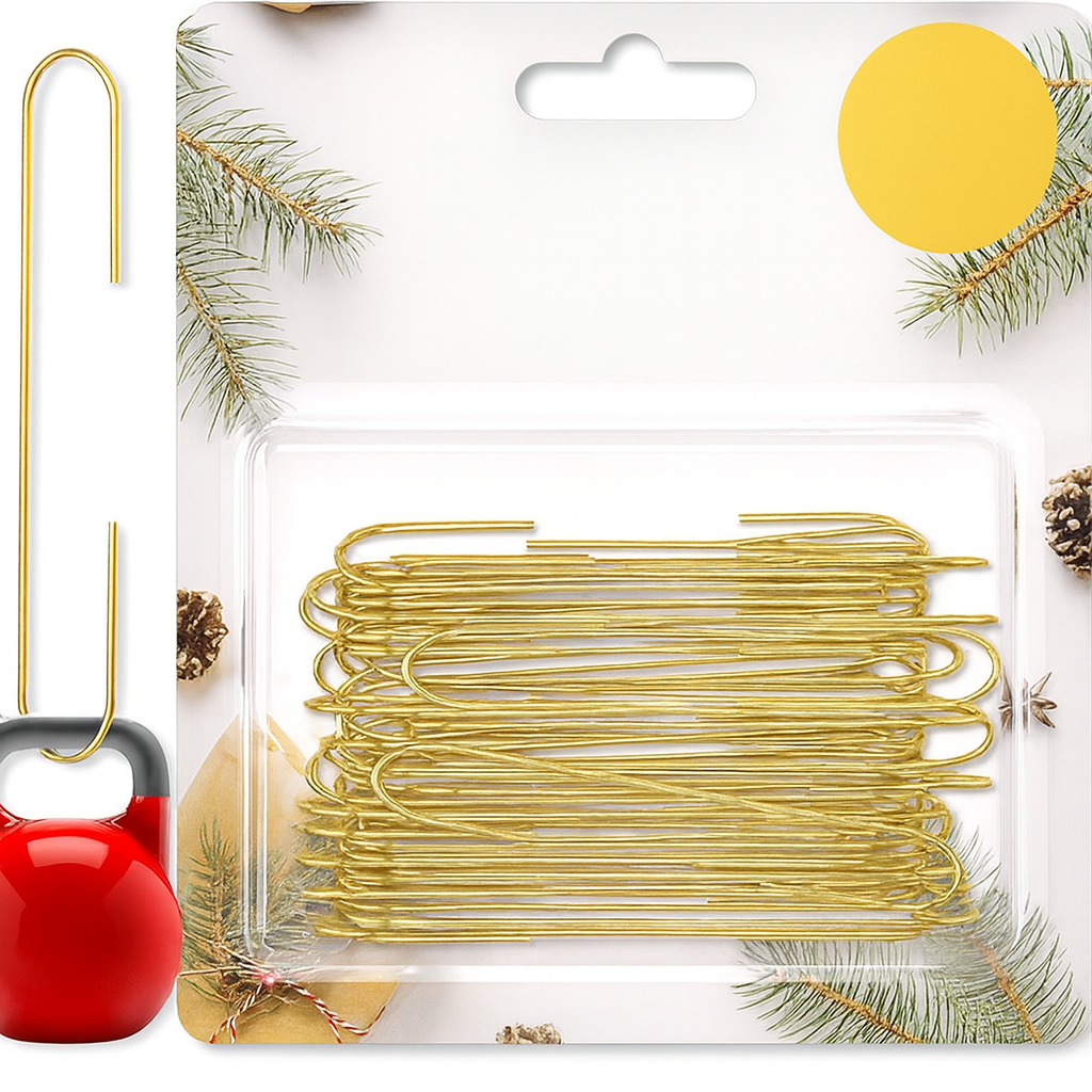 Christbaumschmuck Haken Metall Aufhänger Weihnachtsdeko Set