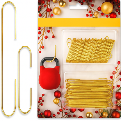 Christbaumschmuck Haken Metall Aufhänger Weihnachtsdeko Set