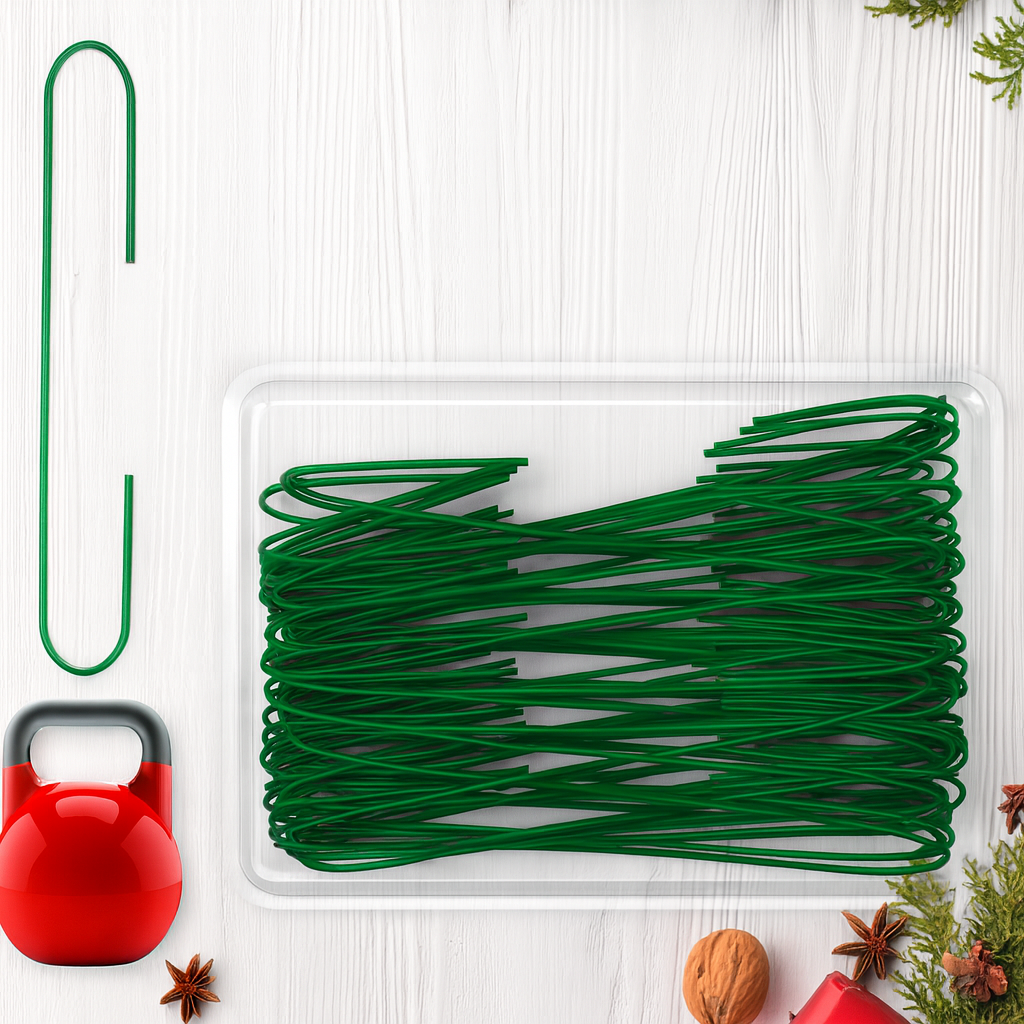 Christbaumschmuck Haken Metall Aufhänger Weihnachtsdeko Set