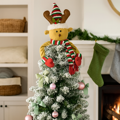 Christbaumspitze Filz Figur Klassisch Weihnachtsbaum Topper Deko