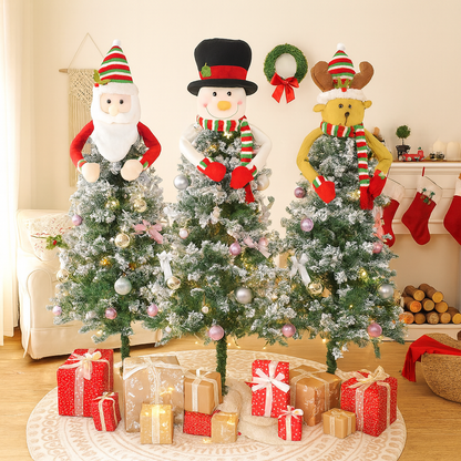 Christbaumspitze Filz Figur Klassisch Weihnachtsbaum Topper Deko