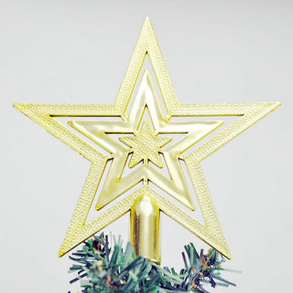 Christbaumspitze Vintage Stern Gold Weihnachtsbaum Topper Deko