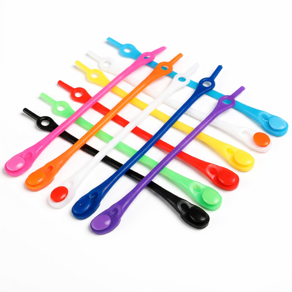 Lacets silicone élastiques sans nouer universels