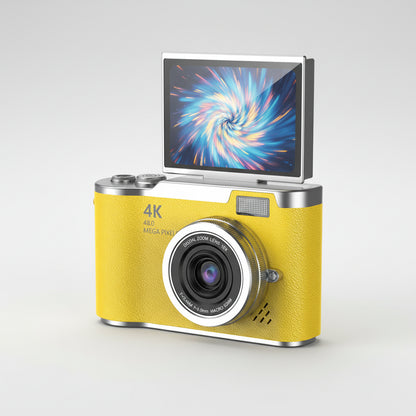 4K Digital Camera 8x Magnification 2.4 Inch Folding Screen