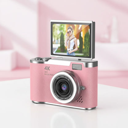 4K Digital Camera 8x Magnification 2.4 Inch Folding Screen