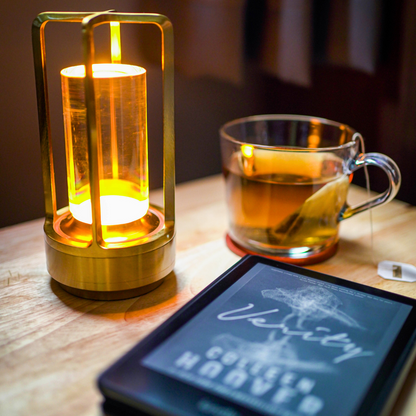 LED Tischlampe Glas Kristall Modern Metall