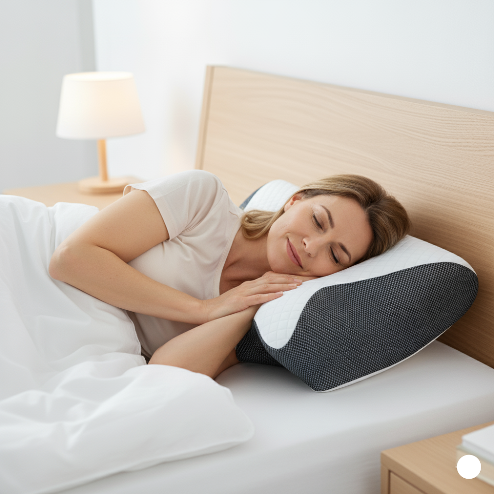 Nackenkissen Orthopädisch Memory Foam Ergonomisch HWS Kopfkissen