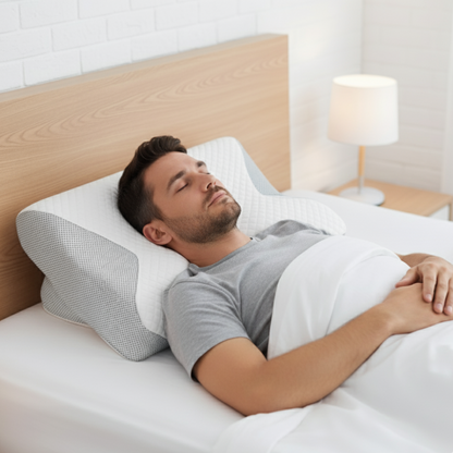 Nackenkissen Orthopädisch Memory Foam Ergonomisch HWS Kopfkissen
