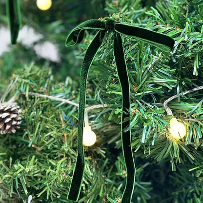 Garlands Decorative Velvet Bow Set Tree Decoration Home Accessories