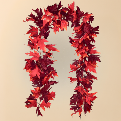 Girlanden Deko Künstliche Ahornblätter Wohnraumgestaltung