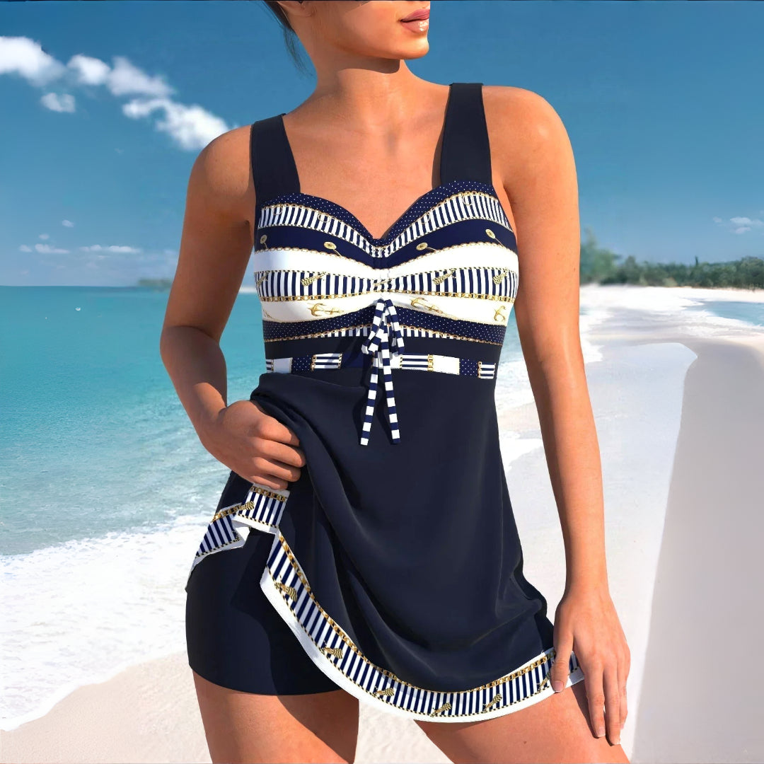 Maillot de bain femme confortable robe de bain flatteuse pour la silhouette
