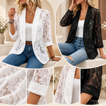Damen Blazer Für Frauen Leichter | Spitzenblazer