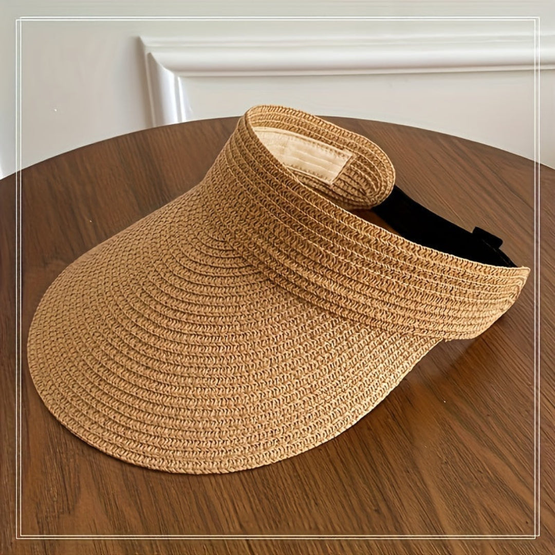 Casquette femme visière pliable plage voyage chapeau de soleil