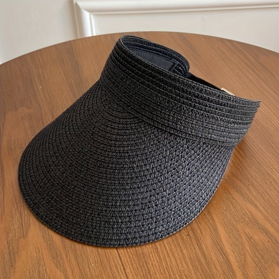 Casquette femme visière pliable plage voyage chapeau de soleil