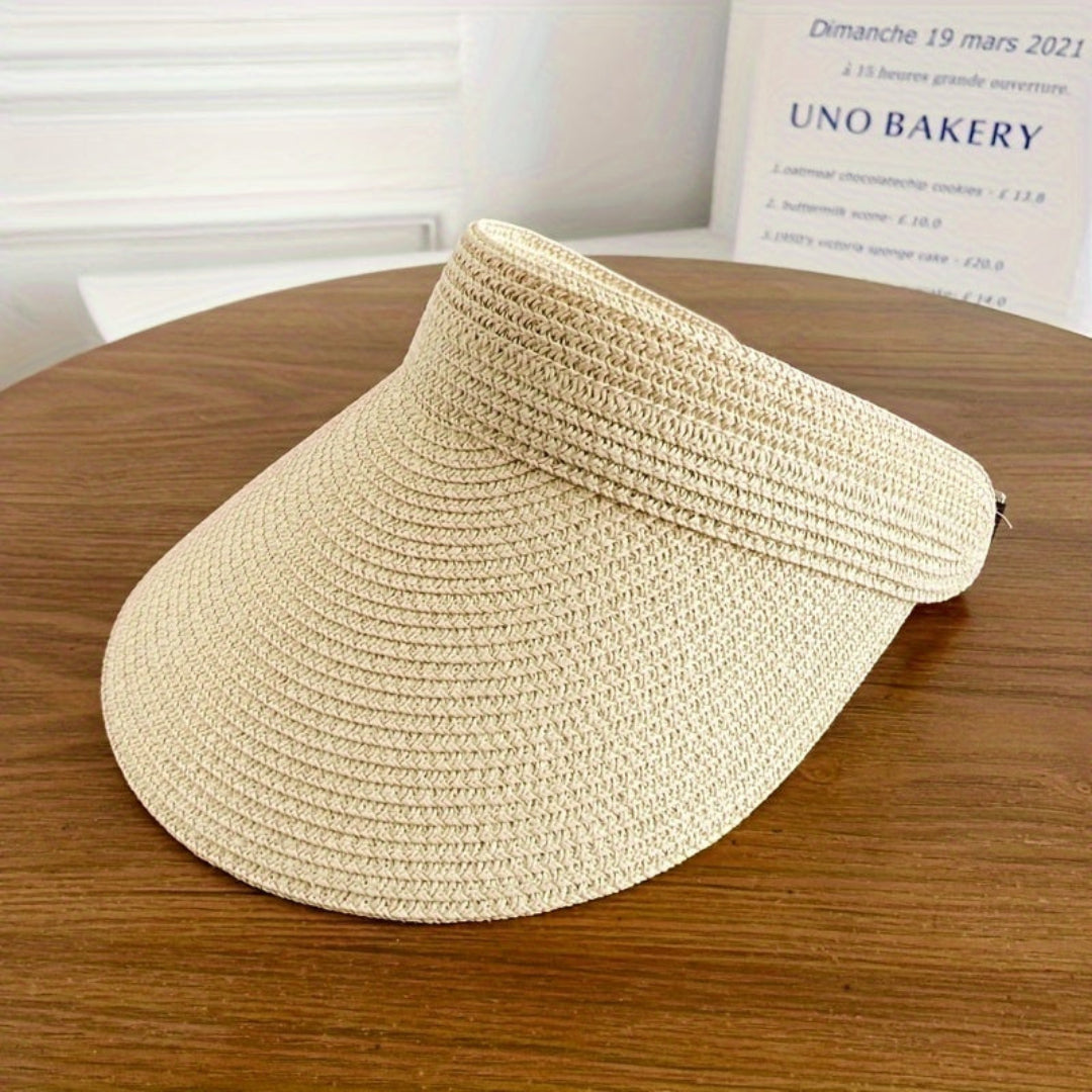 Casquette femme visière pliable plage voyage chapeau de soleil