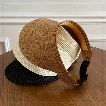 Casquette femme visière pliable plage voyage chapeau de soleil