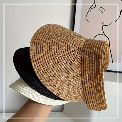 Casquette femme visière pliable plage voyage chapeau de soleil