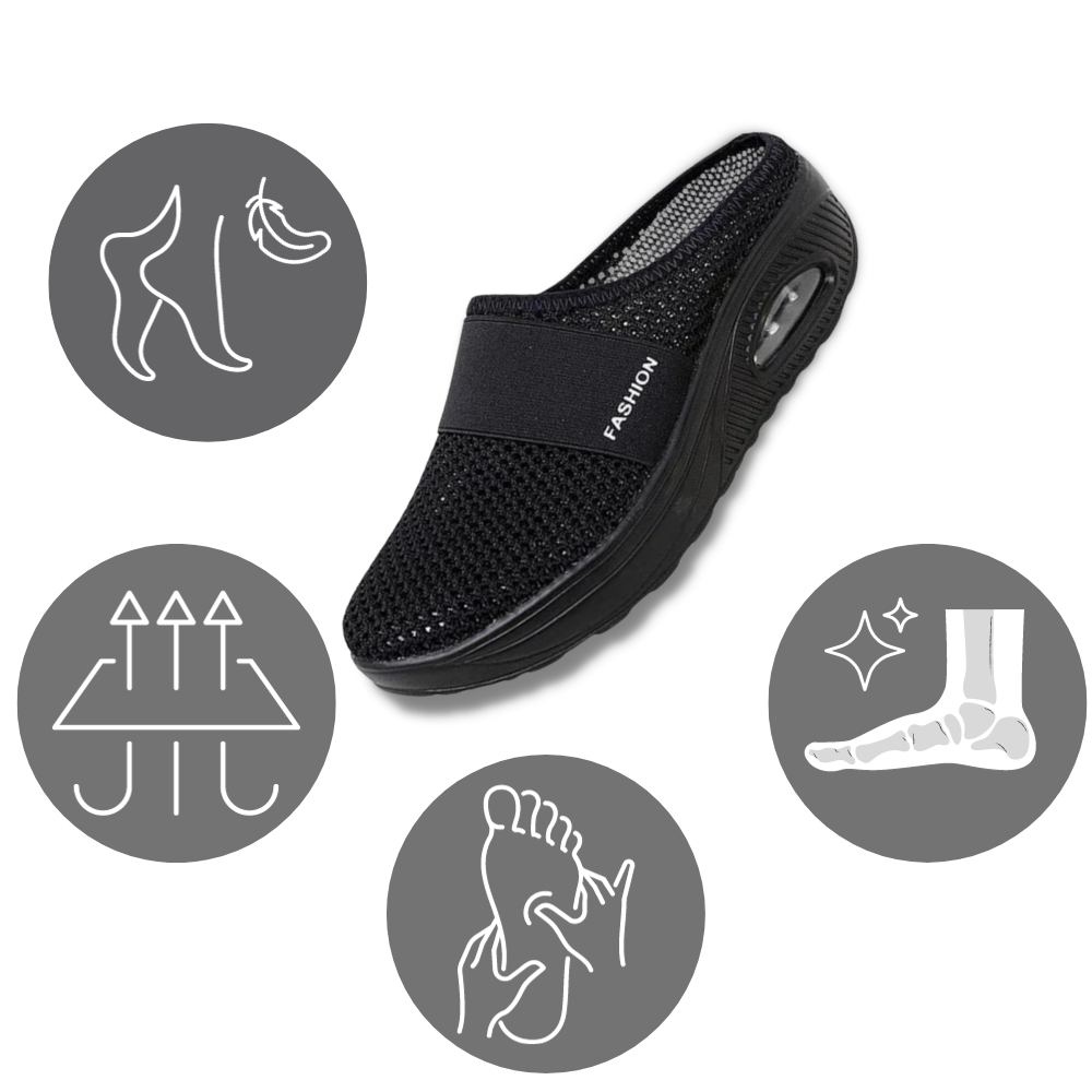Zapatillas para Mujer Diabéticos Zapatos Cómodos con Cámara de Aire