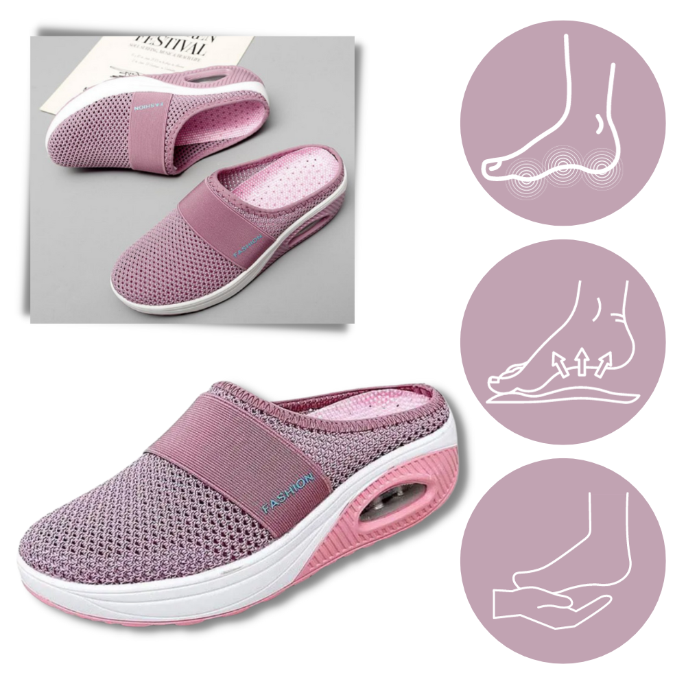 Zapatillas para Mujer Diabéticos Zapatos Cómodos con Cámara de Aire