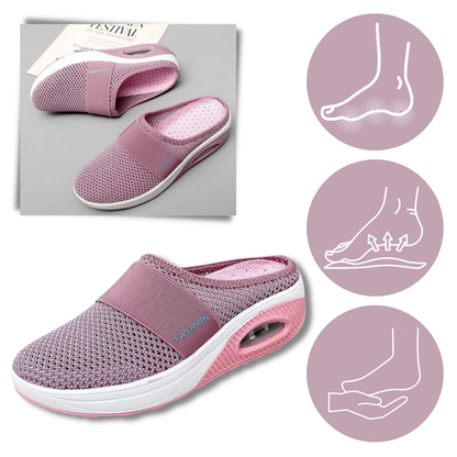 Zapatillas para Mujer Diabéticos Zapatos Cómodos con Cámara de Aire