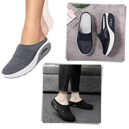 Zapatillas para Mujer Diabéticos Zapatos Cómodos con Cámara de Aire