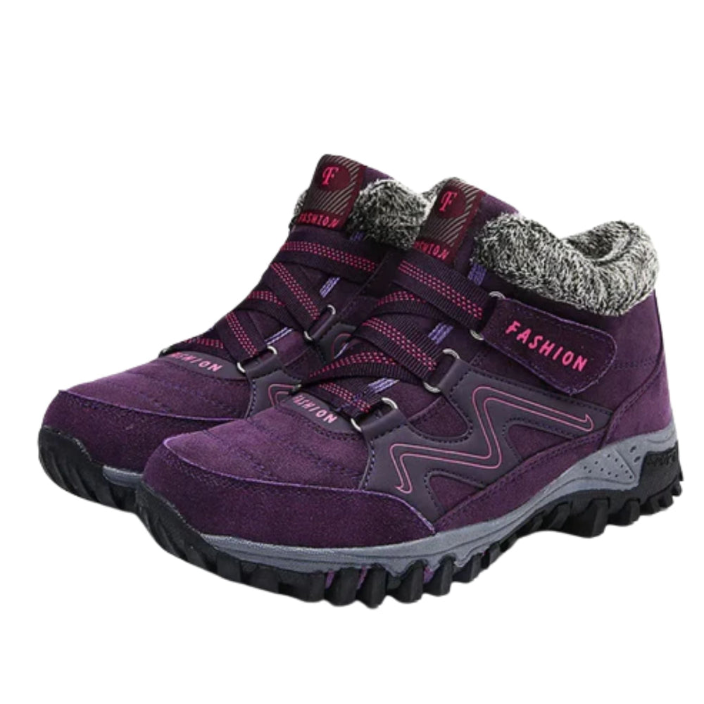 Botas de invierno para mujer Botines forrados Zapatos de invierno
