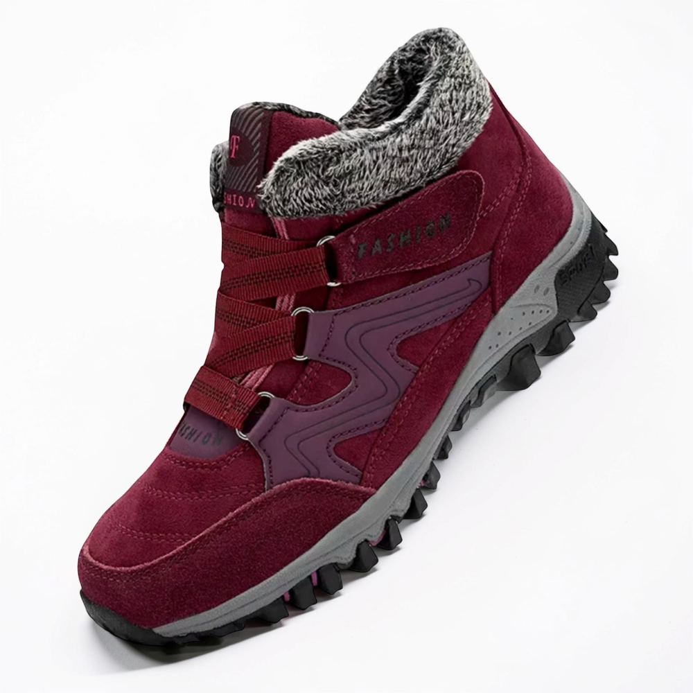 Botas de invierno para mujer Botines forrados Zapatos de invierno