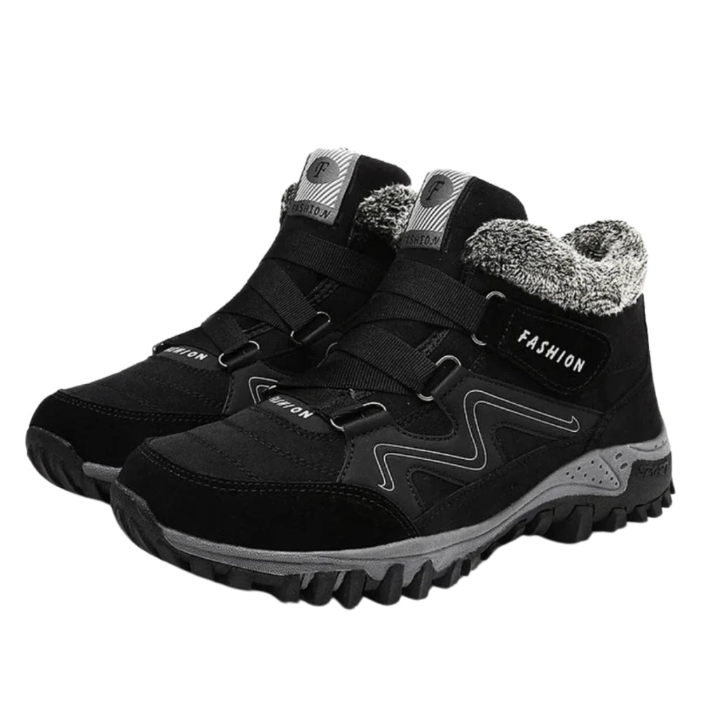 Botas de invierno para mujer Botines forrados Zapatos de invierno