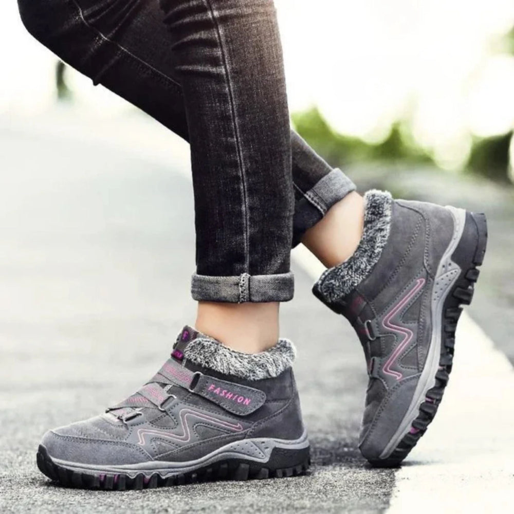 Botas de invierno para mujer Botines forrados Zapatos de invierno