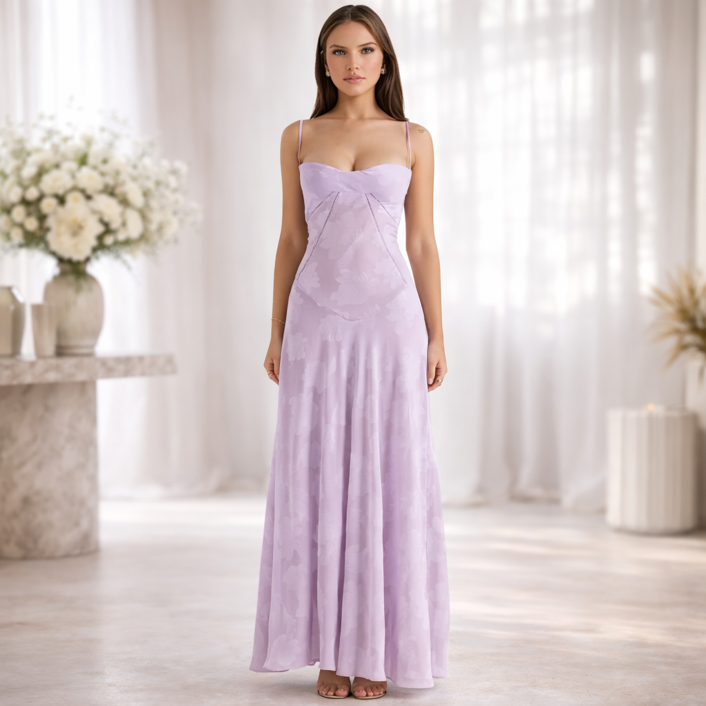 Vestido de fiesta para mujer Invitada de boda Largo Maxi