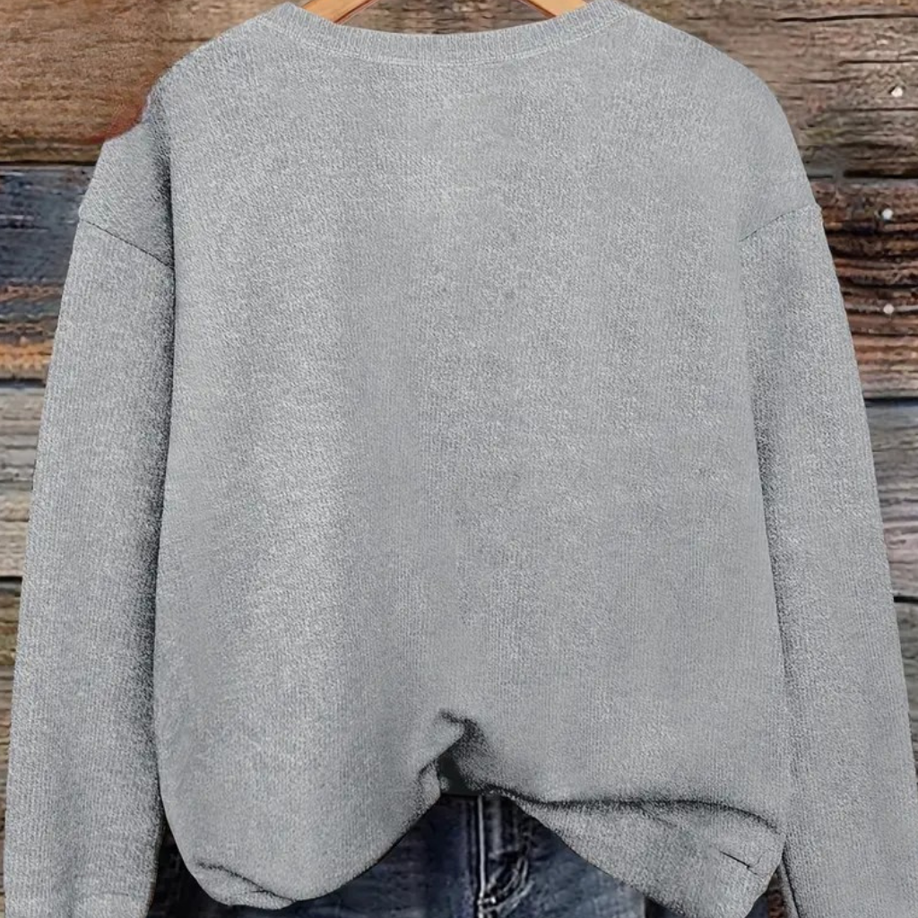 Damen Hässlicher Weihnachts Pullover Strick Sweatshirt Warm