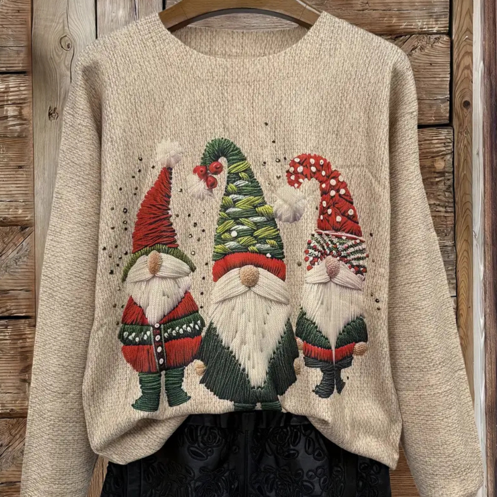 Damen Hässlicher Weihnachtspullover Pullover Sweatshirt Warm