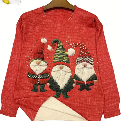 Damen Hässlicher Weihnachtspullover Pullover Sweatshirt Warm