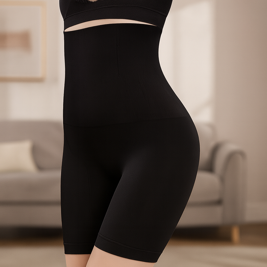 Damen High Waist Shapewear Shorts Bauchkontrolle formend