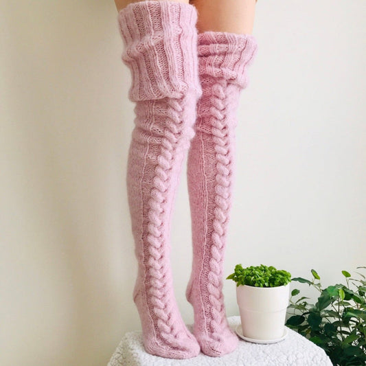 Women’s Overknee Knit Socks Warm Long Comfortable Everyday